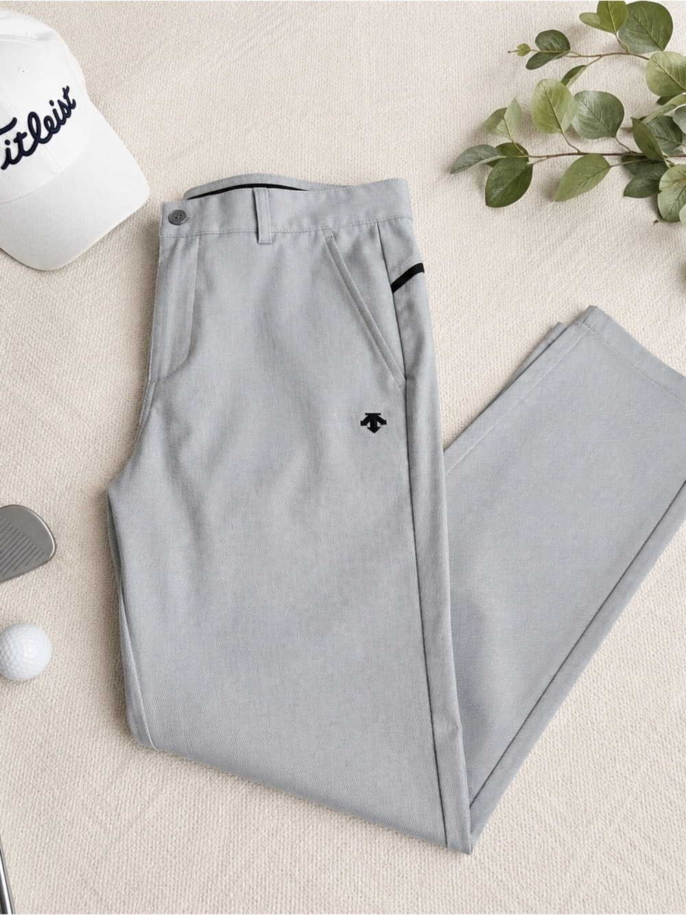 Descente Golf Gray Performance Stretch Pants Men’s 32x27 Made in Korea